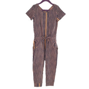 Peekaboo Beans Striped Jumpsuit size 4